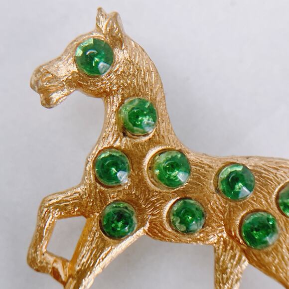 VTG Lot of 3 Horse Brooches and Sterling Charm Mid Century Equestrian Jewelry - Picture 11 of 11